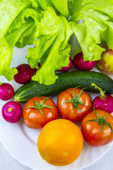 healthy food,fruits and vegetables.