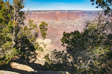 Tourist photo at the Grand Canyon