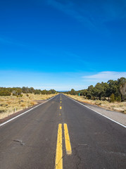 County road in Arizona, USA