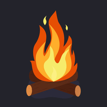 Bonfire and burning