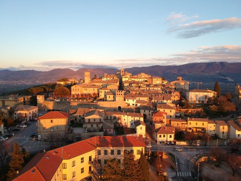 Montefalco, Umbria, Italy. The center of winemaking of Umbria