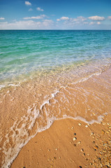 Beautiful tropical seascape. Nature composition