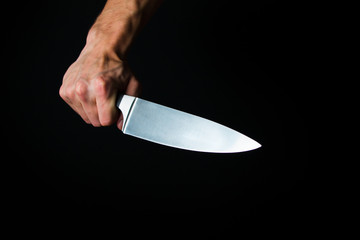 Mit dem Messer erstechen