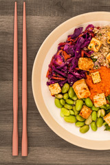 Asian Style Spicy Vegan or Vegetarian Tofu Salad