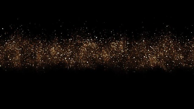 Abstract Gold Particles Background

