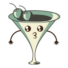 Kawaii cocktail drink 