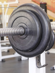 Interior of a fitness hall