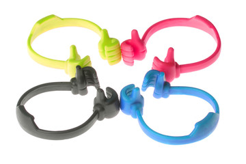 Mobile phone holder close up