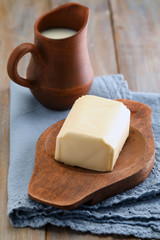 Butter and milk