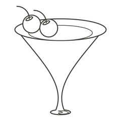 Martini cocktail icon