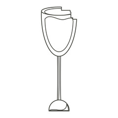 Wine glass icon 