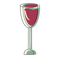 Wine glass icon 