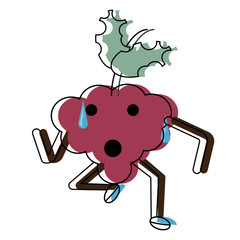 Kawaii bunch of grapes