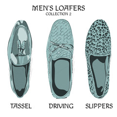 men's loafers tassel driving and slippers model