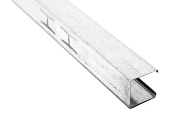 cable openings on a c shaped metal profile