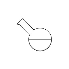 medical test-tube icon. Medecine Element for mobile concept and web apps. Thin line  icon for website design and development, app development. Premium icon