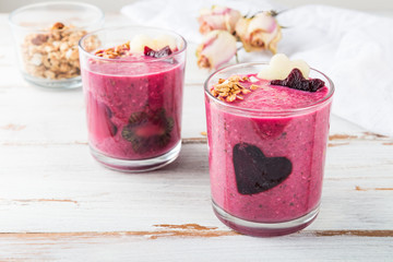 Healthy Beetroot Smoothie for Breakfast