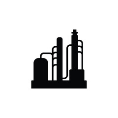 Refinery icon. Oil an gas icon elements. Premium quality graphic design icon. Simple icon for websites, web design, mobile app, info graphics