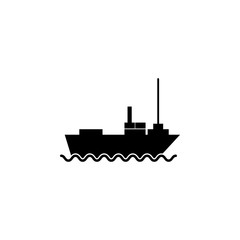 cargo Ship icon. Oil an gas icon elements. Premium quality graphic design icon. Simple icon for websites, web design, mobile app, info graphics