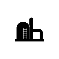 Refinery icon. Oil an gas icon elements. Premium quality graphic design icon. Simple icon for websites, web design, mobile app, info graphics