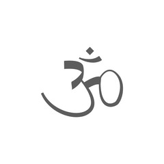 sign of Hinduism icon. Elements of religious signs icon for concept and web apps. Illustration  icon for website design and development, app development. Premium icon