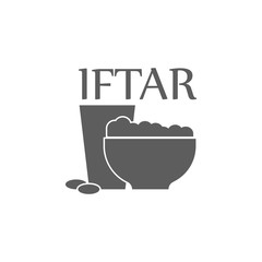 iftar icon. Elements of religious signs icon for concept and web apps. Illustration  icon for website design and development, app development. Premium icon