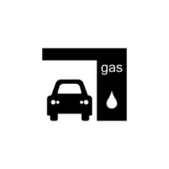 Gas station icon. Oil an gas icon elements. Premium quality graphic design icon. Simple icon for websites, web design, mobile app, info graphics