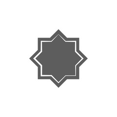 eight-pointed star icon. Elements of religious signs icon for concept and web apps. Illustration  icon for website design and development, app development. Premium icon