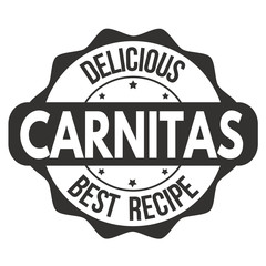 Carnitas grunge rubber stamp