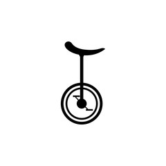 unicycle icon. Elements amusement park concept and web apps. Icon for website design and development, app development. Premium icon