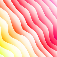 Vector abstract background. Layered effect backdrop. Minimalistic texture with wavy motif. Banner, flyer, cover template design.