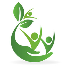 Health nature care logo