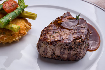 grilled steak filet Mignon