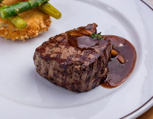 grilled steak filet Mignon