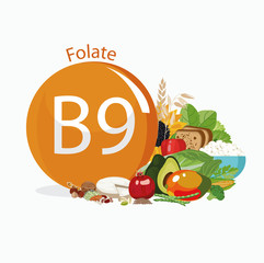 Vitamin B9 (folate).