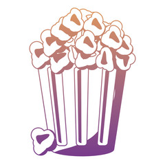 Pop corn bucket icon