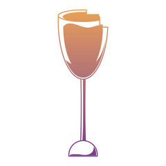 Wine glass icon 