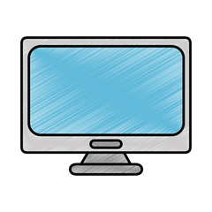 computer display isolated icon vector illustration design