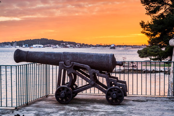 Canon dans le Fort Balaguier à La Seyne-sur-Mer