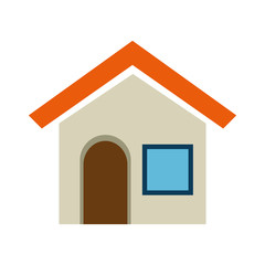 house silhouette isolated icon vector illustration design