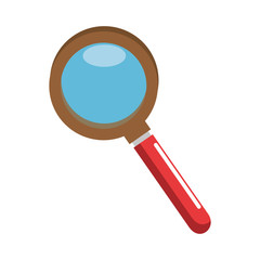 magnifying glass isolated icon vector illustration design