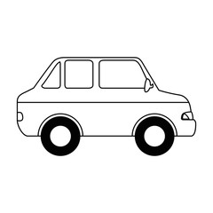 car vehicle isolated icon vector illustration design