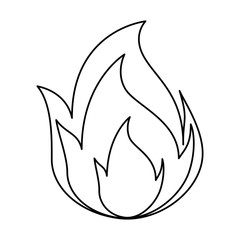Obraz premium fire flame isolated icon vector illustration design
