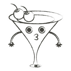 Kawaii cocktail drink 