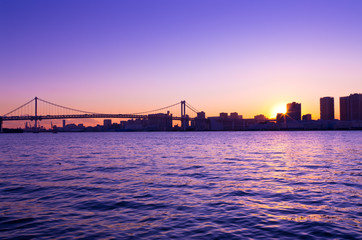 Obraz premium 東京ベイエリア夕景