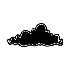 weather cloud isolated icon vector illustration design
