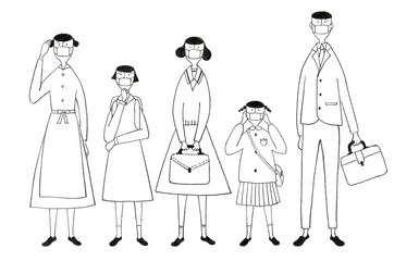 家族全員風邪ひきました