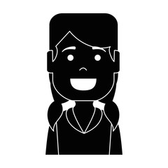 woman female avatar character vector illustration design