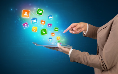 Application icons going in tablet