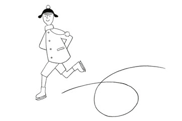 スケート、スケート、たのしいな